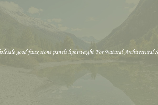 Wholesale good faux stone panels lightweight For Natural Architectural Style