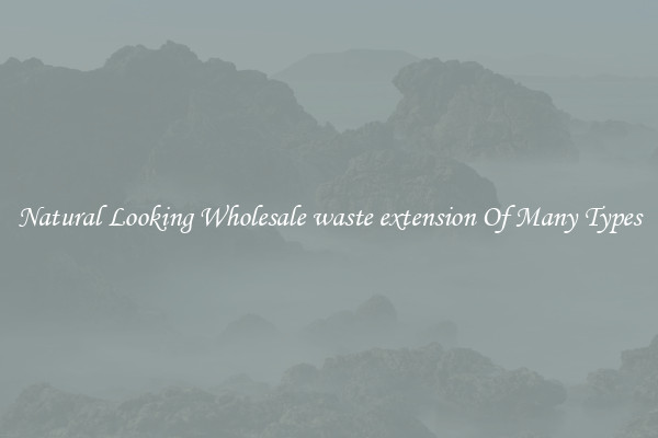 Natural Looking Wholesale waste extension Of Many Types
