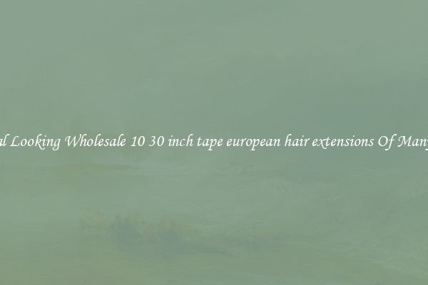 Natural Looking Wholesale 10 30 inch tape european hair extensions Of Many Types
