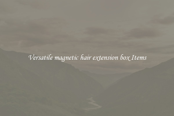 Versatile magnetic hair extension box Items