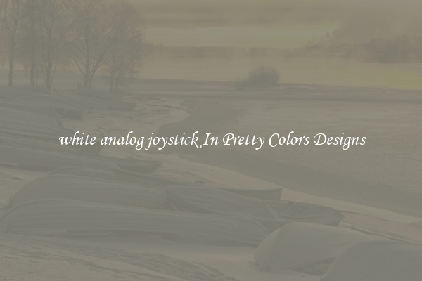 white analog joystick In Pretty Colors Designs