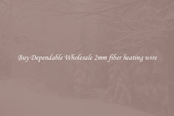 Buy Dependable Wholesale 2mm fiber heating wire